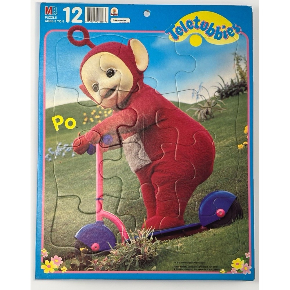 Milton Bradley Teletubbies Po 12 Piece Puzzle 1998 Vintage MB 4888-2